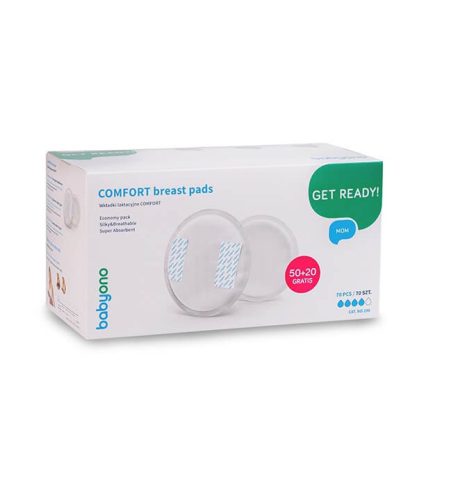 BabyOno melltartóbetét Comfort eldobható 50+20 db