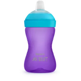   Philips AVENT Itatópohár puha csőrös harapásálló 300ml 9hó - lányos