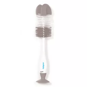   BabyOno Üveg- és cumimosó kefe, tapadókoronggal, szürke, 728/04