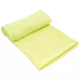 Kikkaboo aprómintás, kötött takaró, 70x100cm - sárga