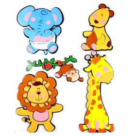 Marko Falidekor habszivacs 5db - dzsungel szett SRP-018