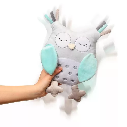 BabyOno Csörgő Sofia bagoly, plüss, 30cm, két színben, 441