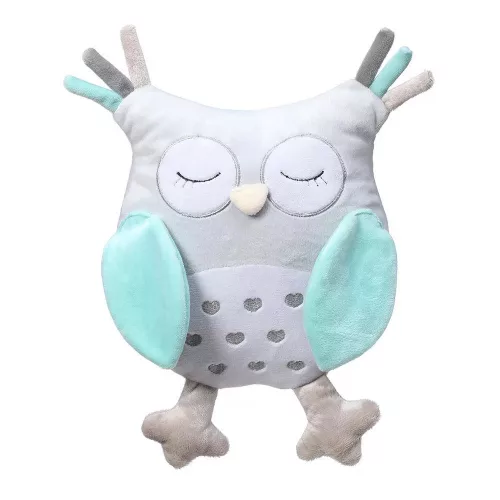 BabyOno Csörgő Sofia bagoly, plüss, 30cm, két színben, 441