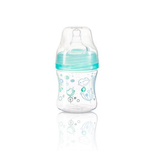 BabyOno Cumisüveg műanyag, szélesnyakú, Anti-Colic, 120ml, menta, 402/01