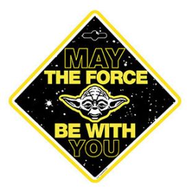 Seven Polska tábla baby on board - Star Wars Yoda