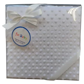   Gamberritos plüss takaró buborékos anyagú 80x110cm - fehér