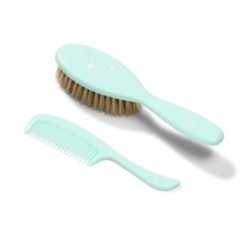 BabyOno Fésű, kefe természetes sörtékkel, türkiz