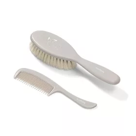   BabyOno Fésű, kefe természetes szuperpuha sörtékkel, szürke, 568/03