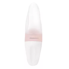   Kikkaboo babaetető, szilikonos kanállal, 90 ml - comet pink