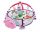 Kikkaboo játszószőnyeg 30 labdával vízilovas rózsaszín