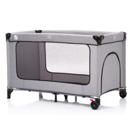   Fillikid utazóágy - Standard - kerekes melange szürke 4044-97