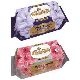   My Comfort nedves törlőkendő kupakos 120db - virág illattal