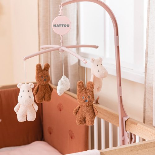 Nattou zenélő-forgó plüss - Susie and Bonnie