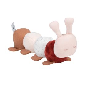   Nattou foglalkoztató plüss játék Lapidou Hernyó - rozsda