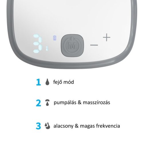 BabyOno Mellszívó Shelly, elektromos, viselhető, 1000