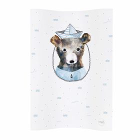   Ceba Pelenkázólap, puha 2 oldalú 50x70 cm COSY - Watercolor maci csákós