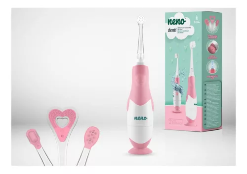 Neno fogkefe elektromos 3 hó-3 év Denti - rózsaszín