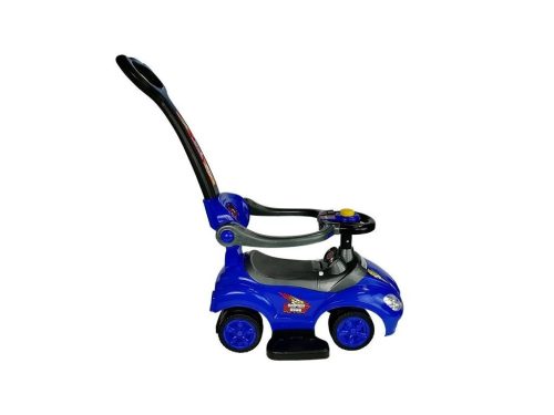 Baby Mix 3az1-ben Mega Car bébitaxi tolókarral - kék