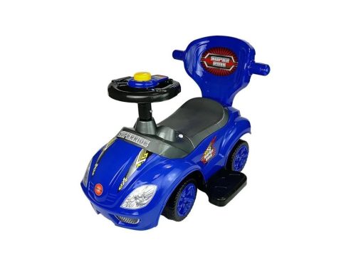 Baby Mix 3az1-ben Mega Car bébitaxi tolókarral - kék