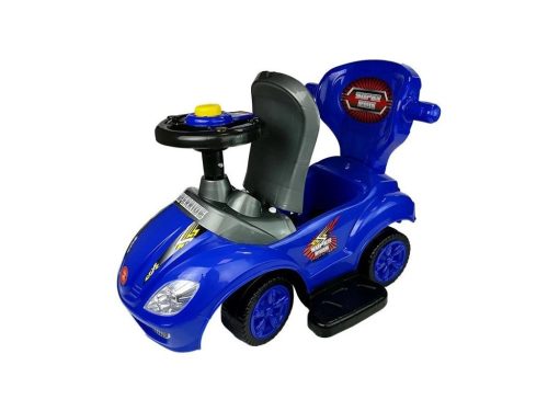 Baby Mix 3az1-ben Mega Car bébitaxi tolókarral - kék