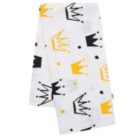 New Baby pelenka flanel - fehér korona