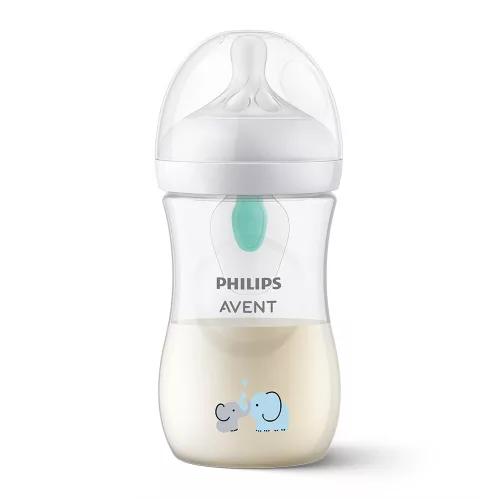 Philips AVENT Cumisüveg Natural Response AirFree szeleppel 260ml - elefánt