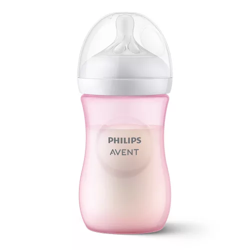 Philips AVENT Cumisüveg Natural Response 260ml - rózsaszín