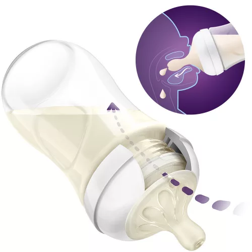 Philips AVENT Cumisüveg Natural Response 260ml - rózsaszín