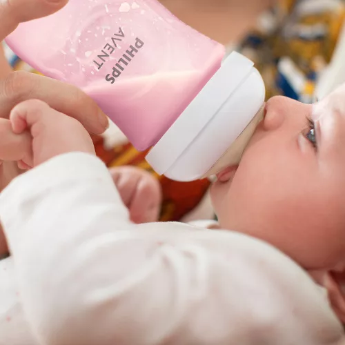 Philips AVENT Cumisüveg Natural Response 260ml - rózsaszín