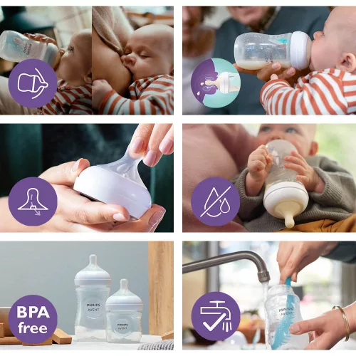 Philips AVENT Cumisüveg Natural Response AirFree szeleppel 125ml