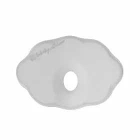   Kikkaboo laposfejűség elleni párna, memóriahabos, ergonomikus, Airknit - felhő szürke