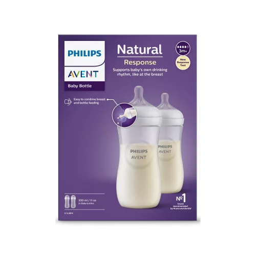 Philips AVENT Cumisüveg Natural Response 330ml 2db-os