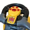 Baby Mix 3az1-ben Mega Car bébitaxi tolókarral - rózsaszín