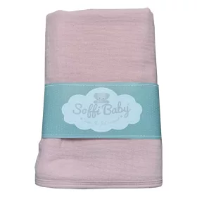 Soffi Baby takaró muszlin dupla 70x90cm - koral