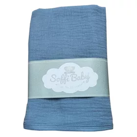 Soffi Baby takaró muszlin dupla 70x90cm - petrol