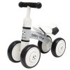 Baby Mix Baby Bike futóbicikli - fekete-fehér foci