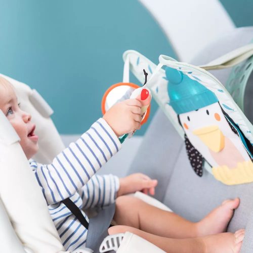 Taf Toys játék autóba Penguin Play and Kick Car Toy zenélő pingvin 12955