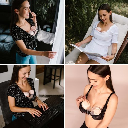 BabyOno Mellszívó Twinny, elektromos, viselhető, dupla 1002