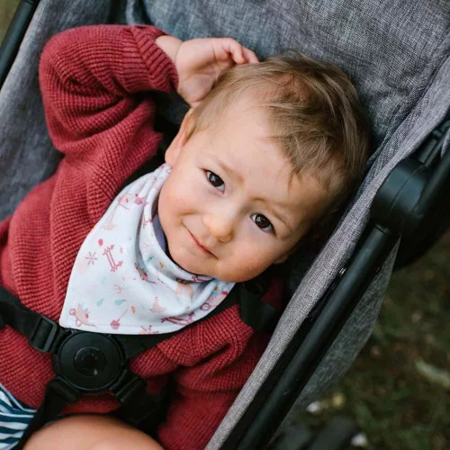 BabyOno Előke, háromszög, 2db, Farm, 879/09