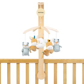   Nattou zenélő-forgó plüss fa állvánnyal - Felix and Leo