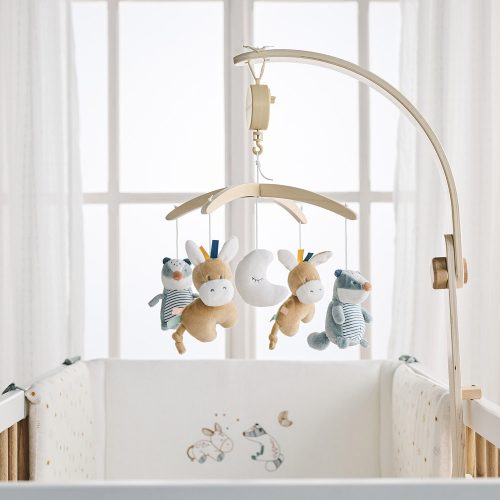 Nattou zenélő-forgó plüss fa állvánnyal - Felix and Leo