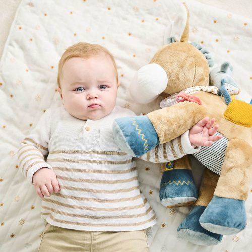 Nattou plüss foglalkoztató játék 45cm Felix and Leo - Felix, a szamár