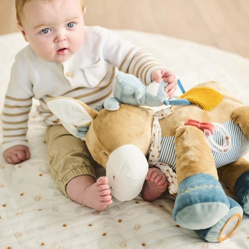 Nattou plüss foglalkoztató játék 45cm Felix and Leo - Felix, a szamár