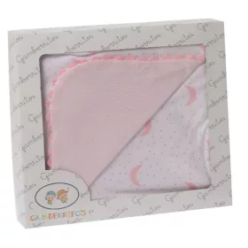 Gamberritos pamut takaró 80x80cm hold - rózsaszín 10799