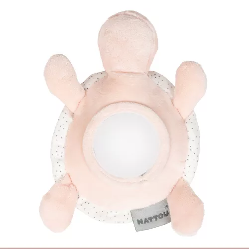 Nattou foglalkoztató játék plüss Lapidou Teknős - pink