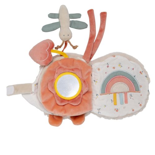 Nattou játékkönyv plüss készségfejlesztő - Mila, Zoe and Lana