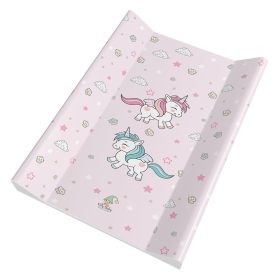   Color pelenkázólap merev 2 oldalú 80x50cm - Unikornis rózsa