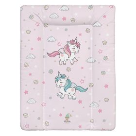 Color pelenkázólap puha kicsi 70x50cm - Unikornis rózsa