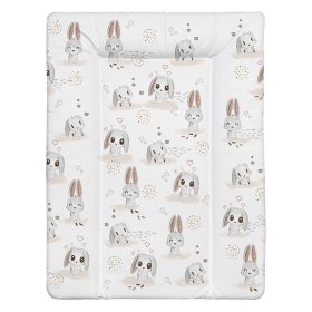 Color pelenkázólap puha kicsi 70x50cm - Nyuszik tapéta