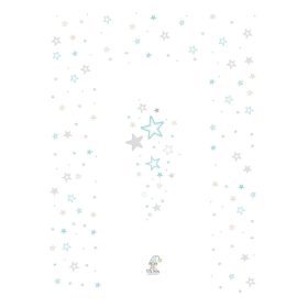 Color pelenkázólap sík 70x50cm - Kék csillag